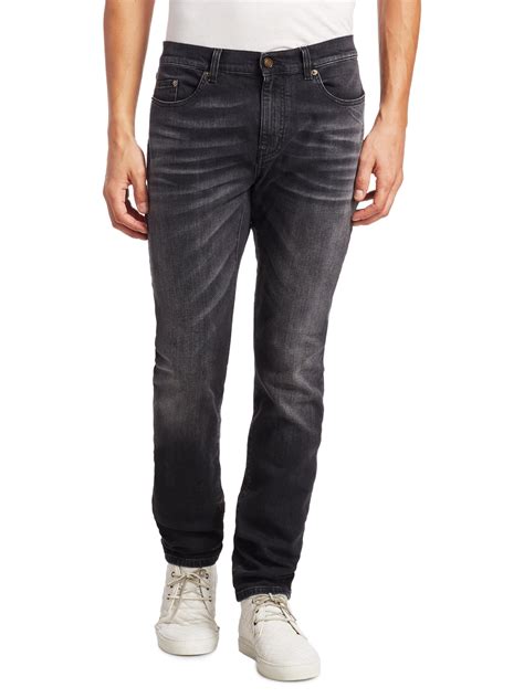 ysl jeans for men|saint laurent slim fit jeans.